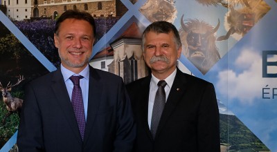 A horvát és a magyar házelnök találkozott a baranyai megyeszékhelyen