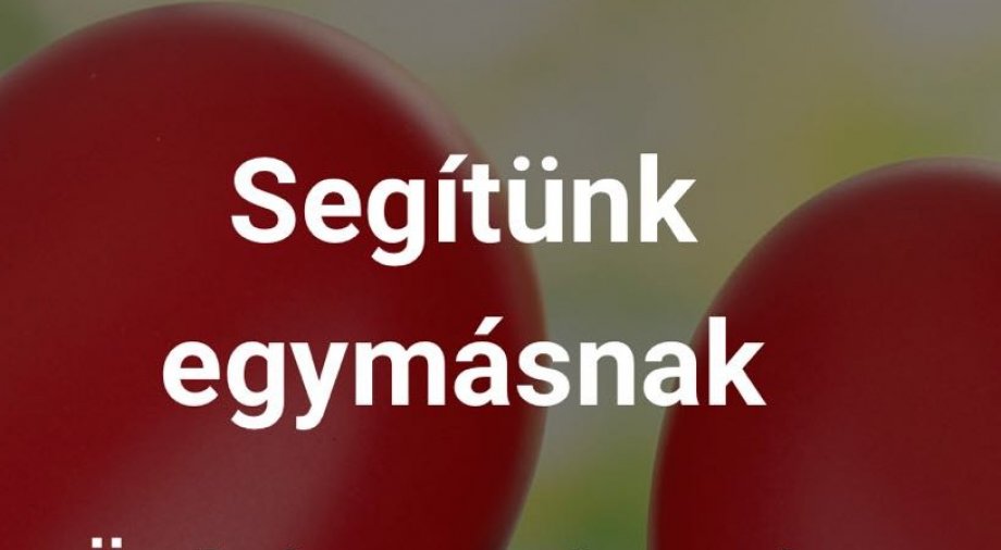 Segítünk egymásnak: Önkéntességet és adományozást koordináló akciócsoport