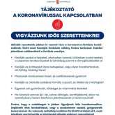 Vigyázzunk idős szeretteinkre! Felhívás a társasházakhoz, a lakóközösségekhez és minden időseket fogadó intézményhez