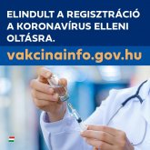 Elindult az előzetes regisztráció a koronavírus elleni oltásra